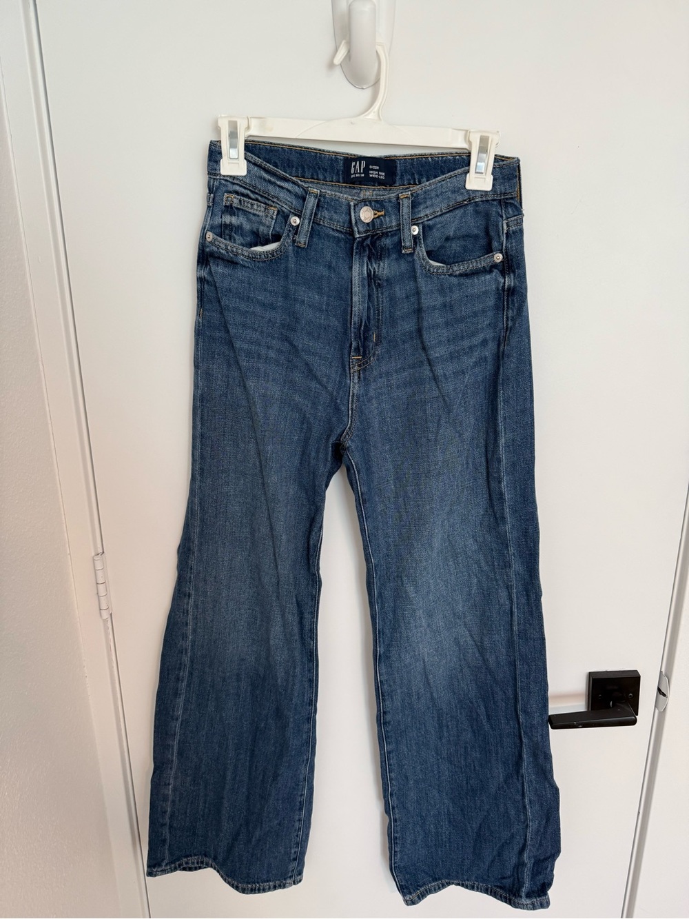 GAP Indigo Wide-Leg Flare Jeans